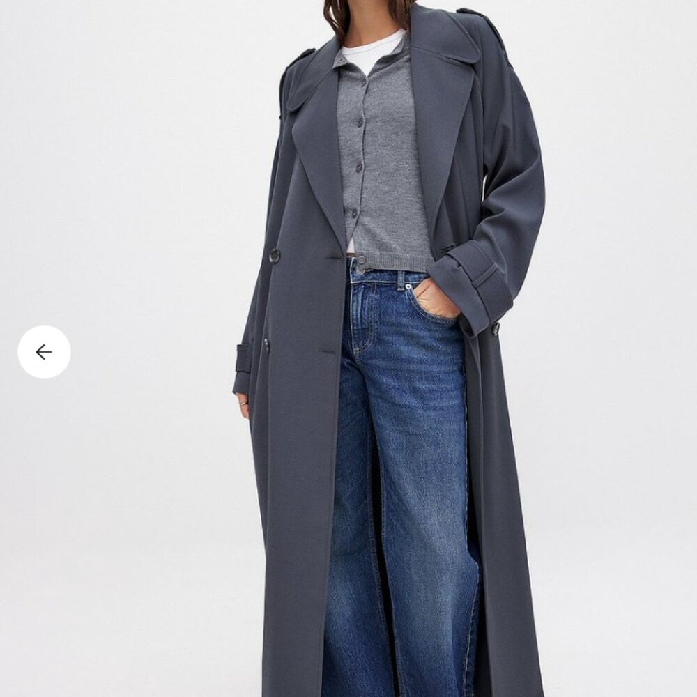 NA-KD Low Waist Jeans in Blue (EU 36)